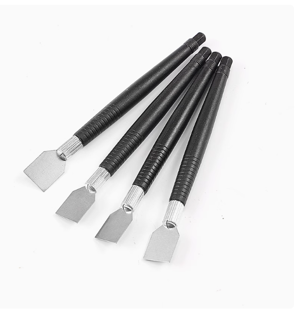 Anti-static scraper with BGA adhesive handle engraving knife