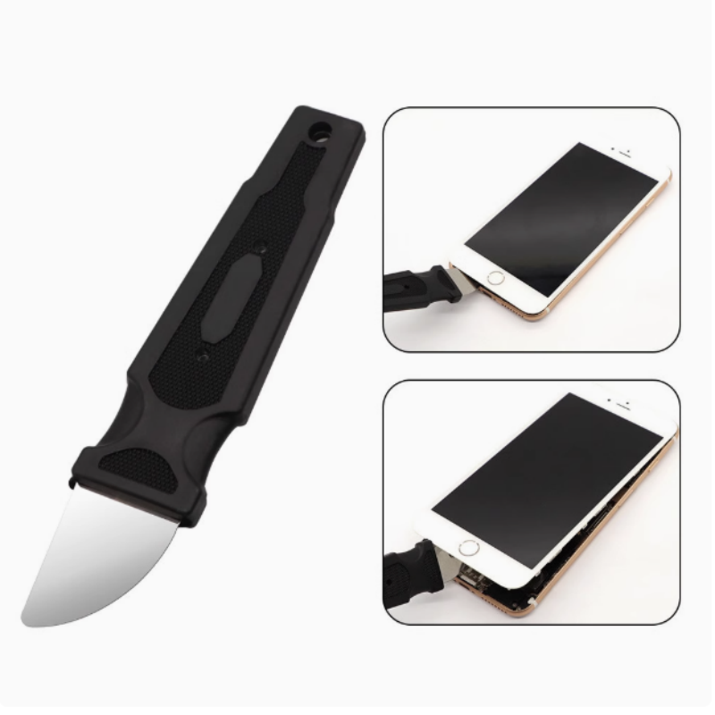 Metal Crowbar Pry Knife With Plastic Handle - Image 4